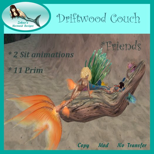 ZMD - Driftwood Couch - Friends