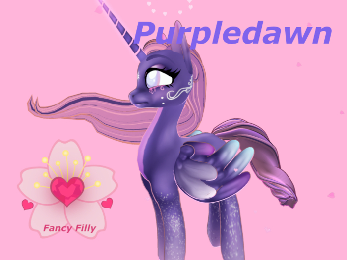 Fancy Filly - PurpleDawn skin