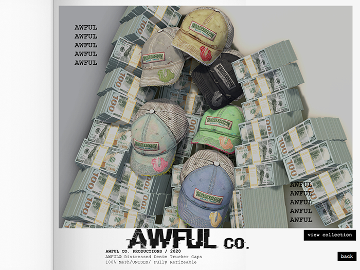 AWFUL. // Distressed Denim Trucker Fatpack.