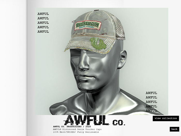 AWFUL. // Distressed Denim Trucker Smoke