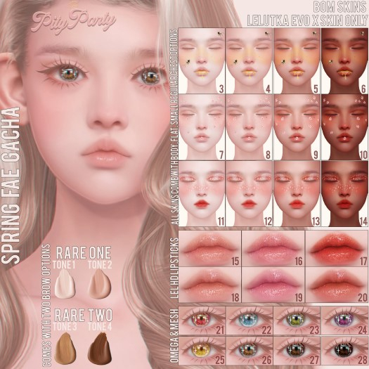 19 [ Pity Party ] Spring Fae Gacha {Raseberry} Gloss