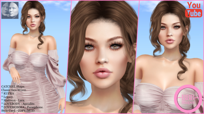 ~BBB~ CATCHEL Shape - GENUS - Classic Face W002