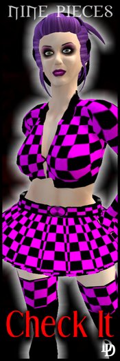 Dare Designs: Check It - pink