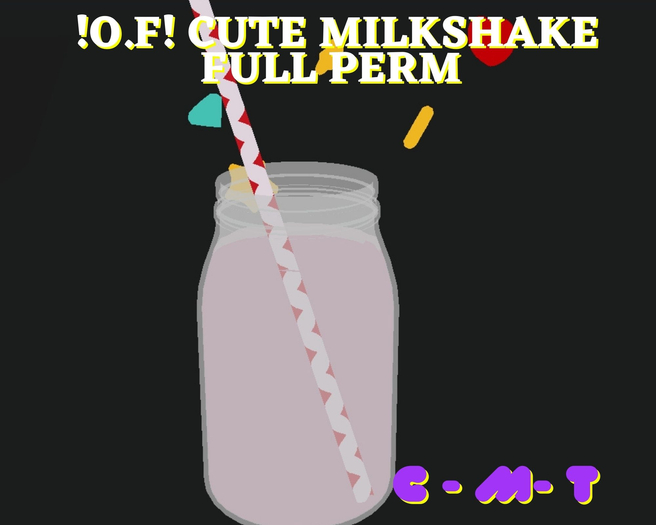 !O.F! cute milkshake full perm