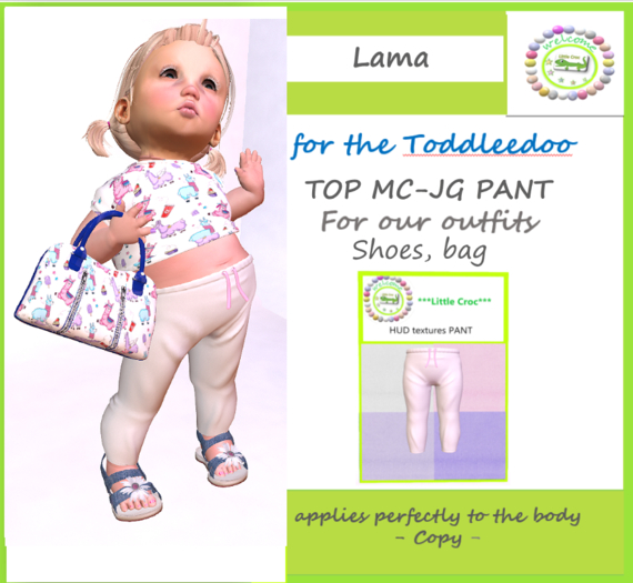 Little Croc TOP MC-JG  HUD LAMA (Boxed)