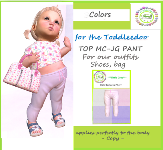 Little Croc TOP MC-JG  HUD COLOR (Boxed)