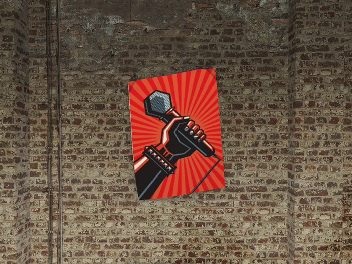 [BOY] TAPED POSTER - CYBER ROCK 2