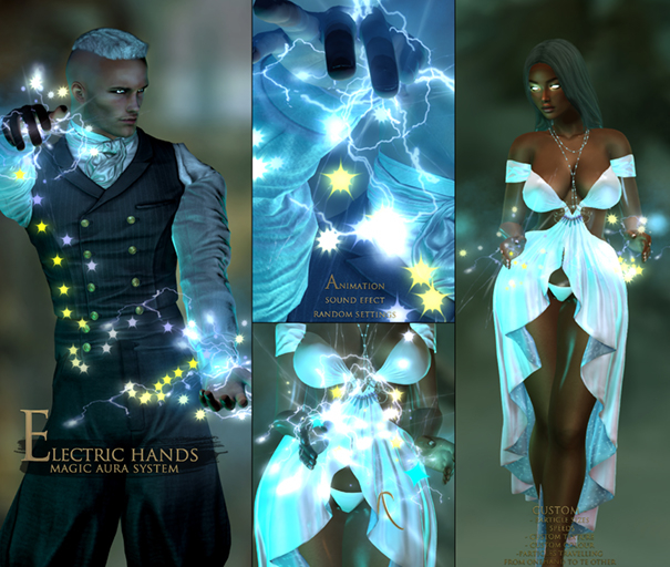 -Elemental- 'Electric Hands' Aura System Hud