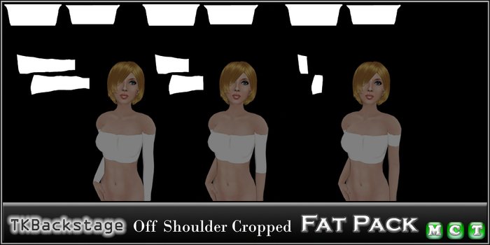 TKBackstage - Off-Shoulder Cropped Fat Pack