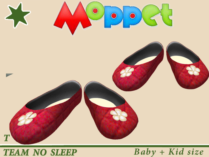 Moppet shoes red
