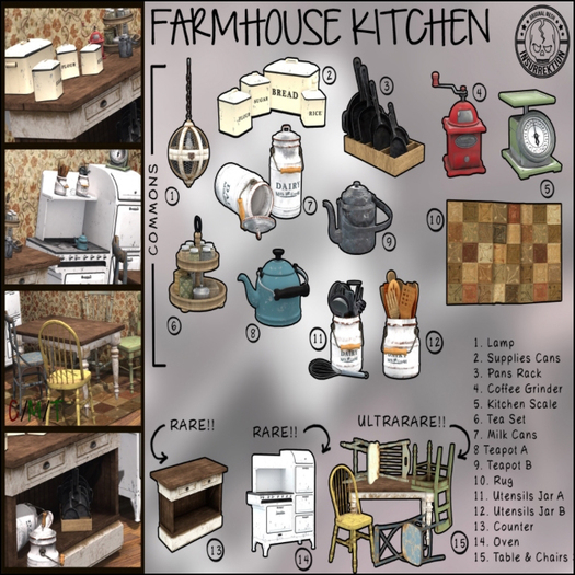 [IK] Farmhouse Kitchen - 14. Oven - RARE