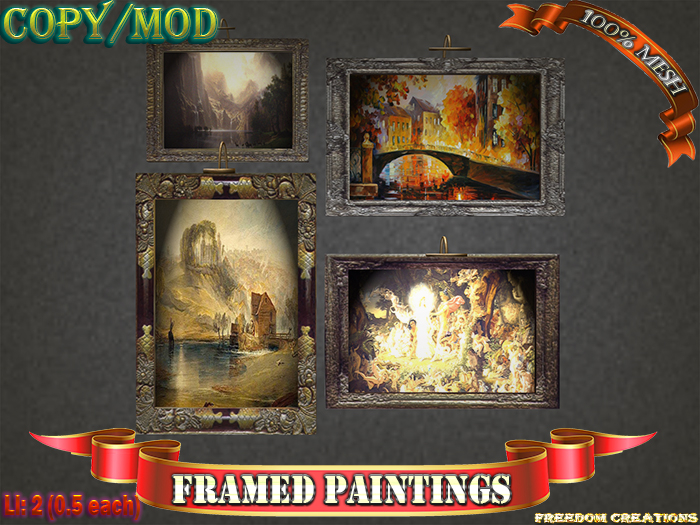 Framed paintings-Freedom creations