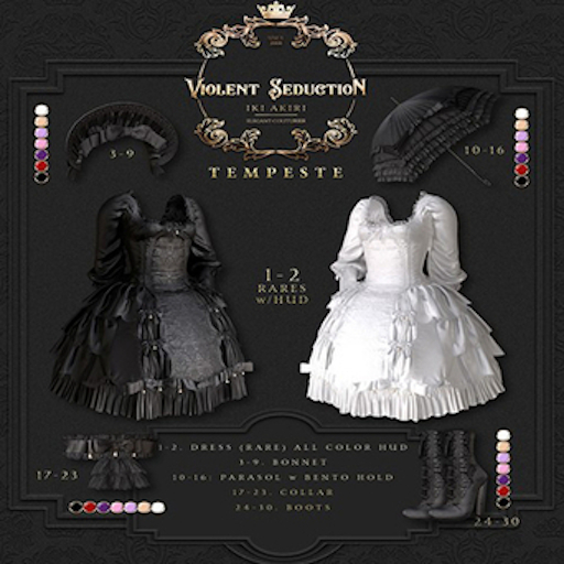 Violent Seduction - Tempeste Bonnet (Lavender)