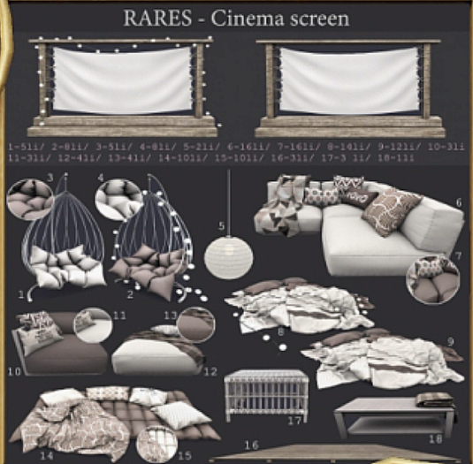 13. Padded stool latte