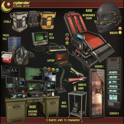 .random.Matter. - Cyber Doc - Webrunner Chair - RARE