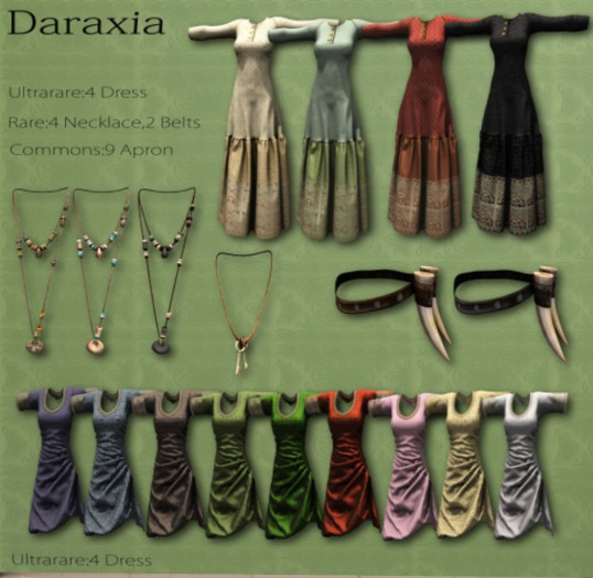 *Sweet Kajira*Daraxia Pink  Apron common(BOX)