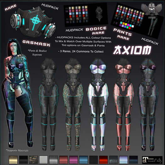 [The Forge] Axiom Pants, Maitreya, Red