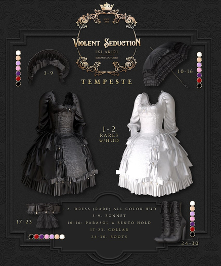 Violent Seduction - Tempeste Bonnet (Red)