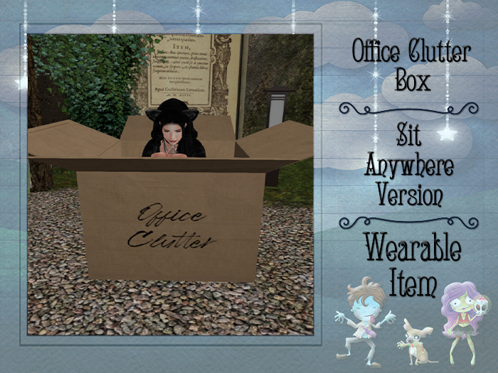 Office Clutter Sit Anywhere Box