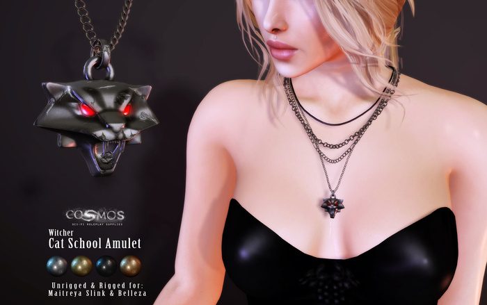 Cosmos: Witcher Cat School Amulet