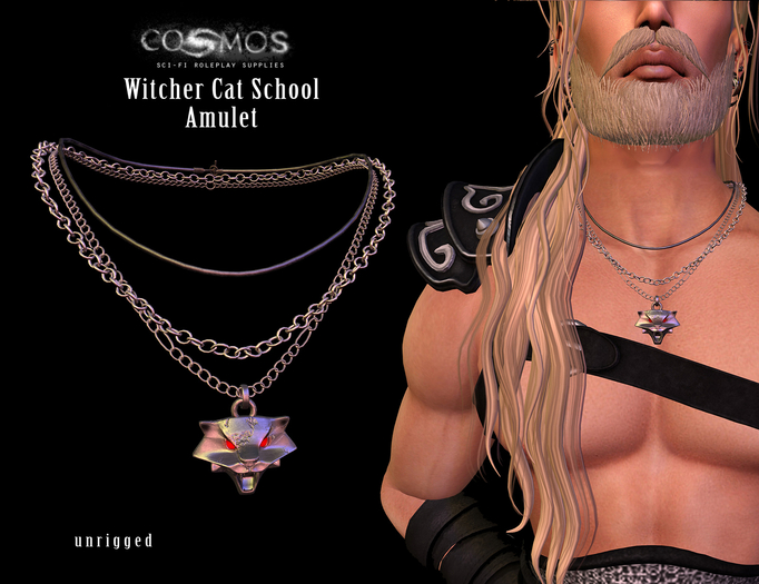Cosmos: Witcher Cat School Amulet Male