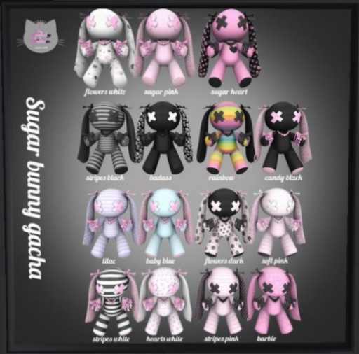 CK Toy sugar bunny - heart white