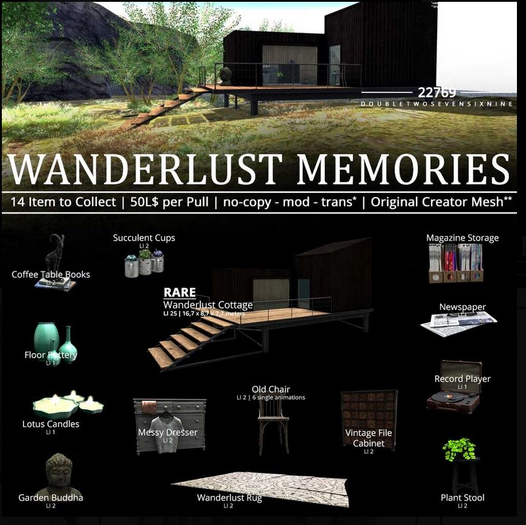 22769 - Wanderlust Cottage - RARE