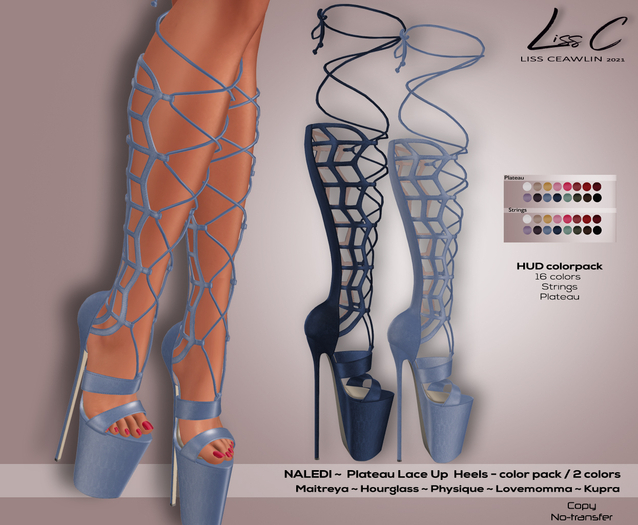 .:LC:. Naledi Plateau Heels [add] blue