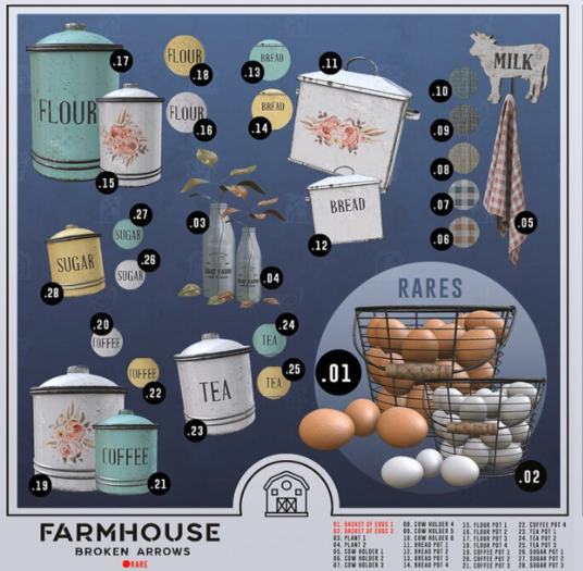02 -BROKEN ARROWS - Farmhouse - RARE