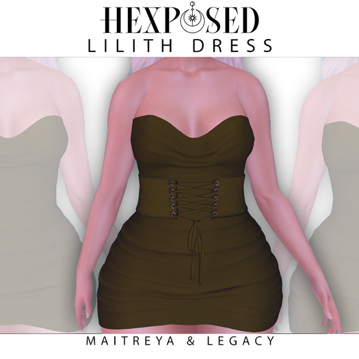 ~HexPosed~  - Lilith Dress - Yellow 