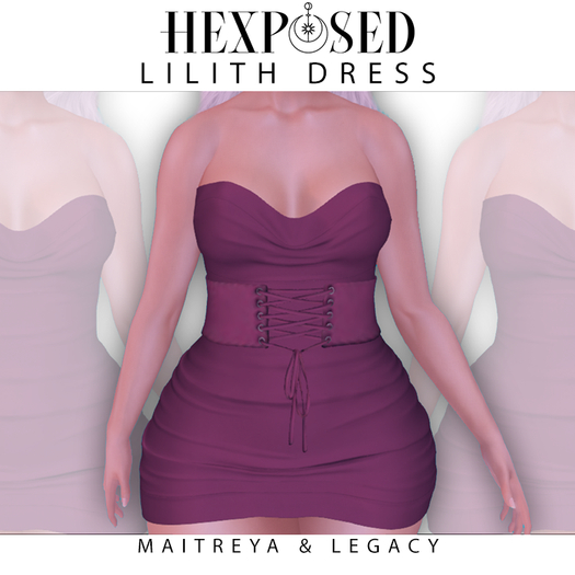 ~HexPosed~ - Lilith Dress - Pink  