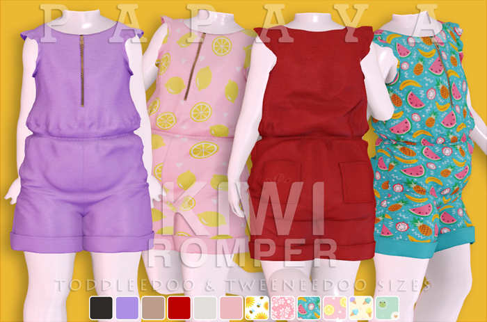 :Papaya: KIWI Romper - PATTERN