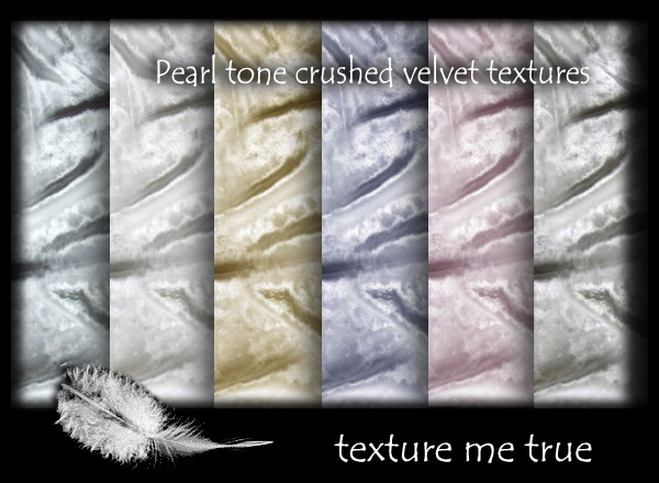 pearl tone crushed velvet textures