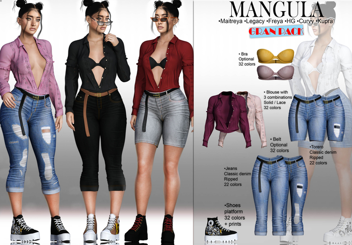 Mangula Safe Girl Set - [DEMO]