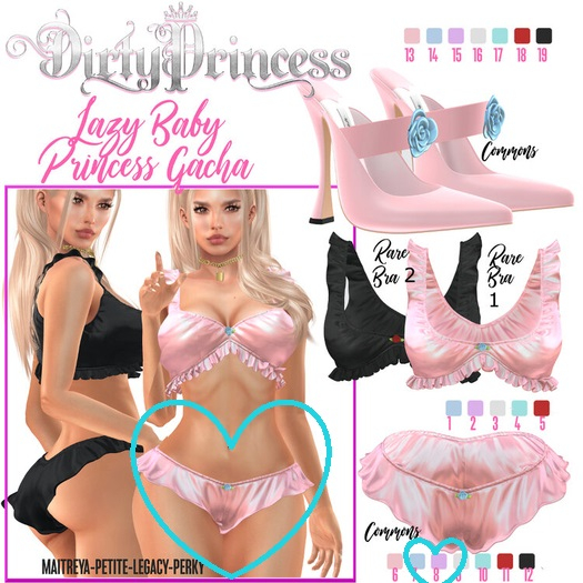 DIRTY PRINCESS- Lazy Baby Princess Lara COMMON 8