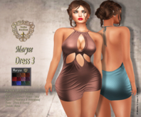 Nala Design - Maryse Mini Dress [Lace Dark 3] - Mesh Bodies