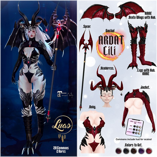 Luas Ardat Lili Jacket Red MAITREYA