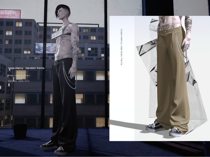 [Dope+Mercy] Meridian Pants_Khaki