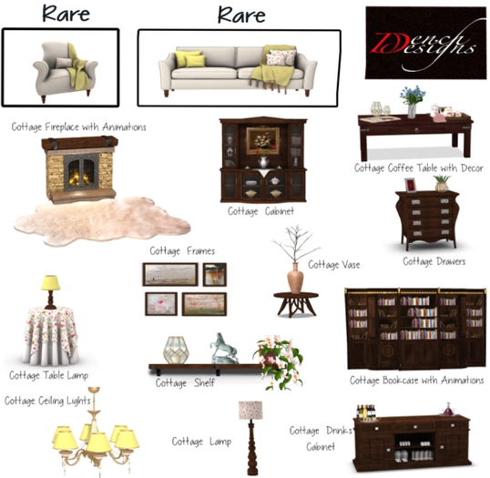 13.  *Dench Designs* Gacha - Cottage Lamp