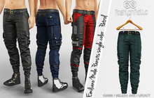 Emiliano Male Pants Petrol - Signature Gianni, Belleza Jake, Legacy - FashionNatic