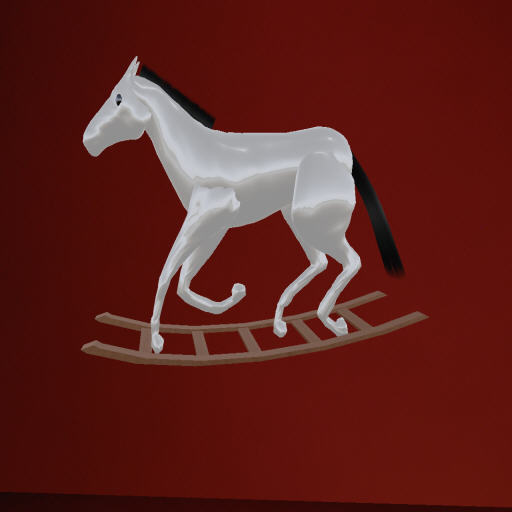 Rocking horse White(BOXED)