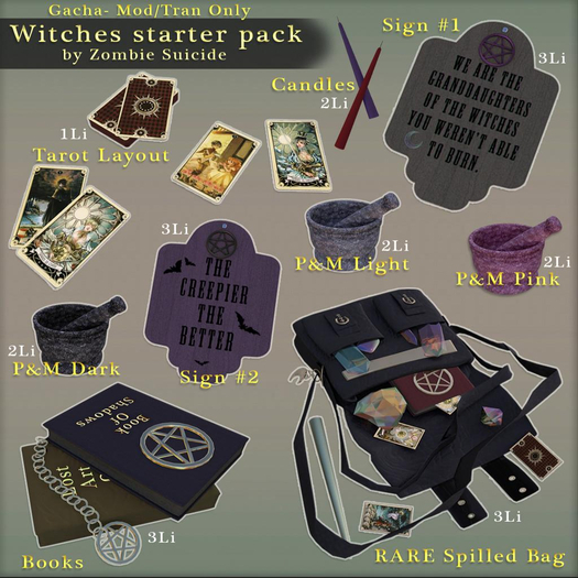 :Z.S: Spilled Witches Bag RARE