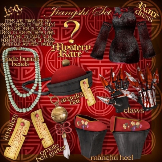 .tsg. Jiangshi Set - Dress *Clean* Mystery RARE