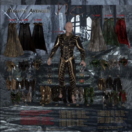 [NC] - RARE - Atlantis Avanger - Cape Green - Aesthetic