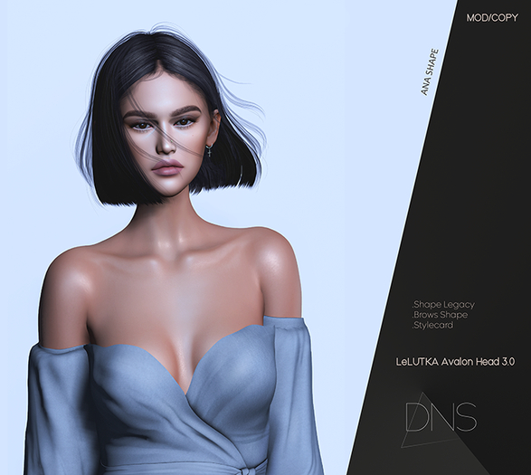 DNS - Ana Shape & Style card Lelutka Avalon Head 3.0 [Legacy/Maitreya]