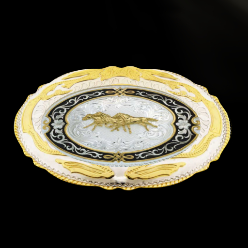 Wild Mustangs  Belt Buckle