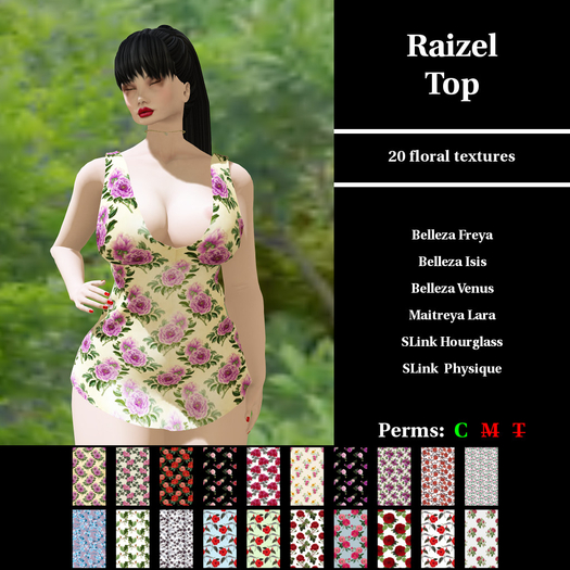 CDKC.10084066 - Raizel Top - floral