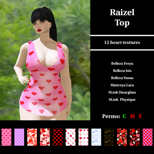 CDKC.10084066 - Raizel Top - hearts demo