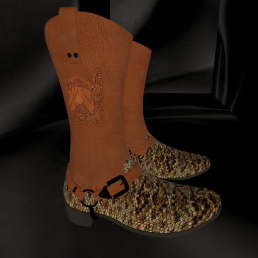 Mens Diamond Back Snake Skin Cowboy Boots with resize
