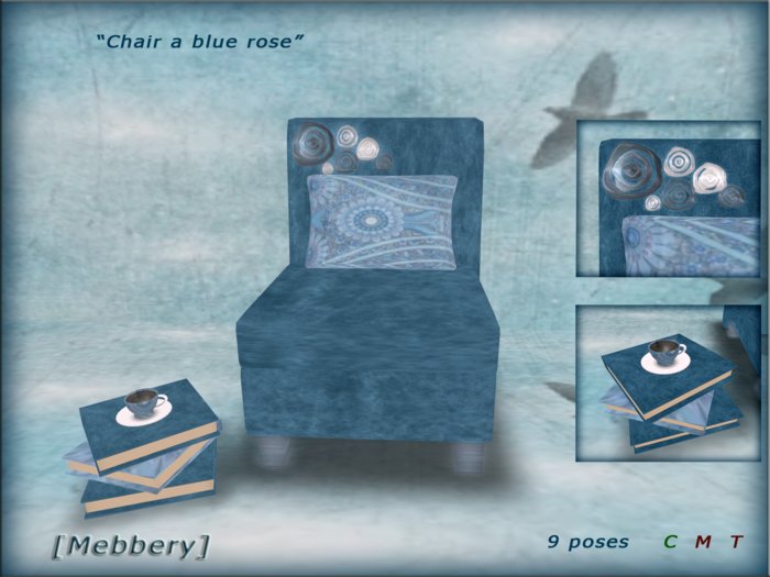 [Mebbery] Chair a blue rose